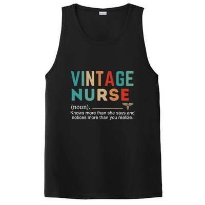 Vintage Nurse Noun Definition PosiCharge Competitor Tank