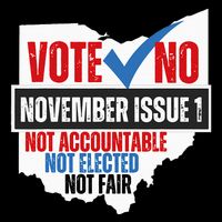 Vote No November Issue 1 Not Accountable Not Elected Not Fair Tote Bag