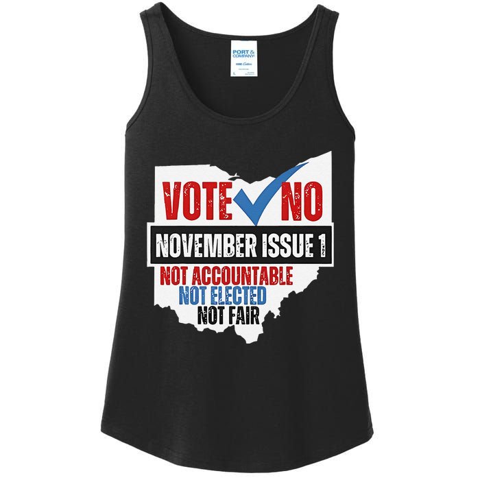 Vote No November Issue 1 Not Accountable Ladies Essential Tank