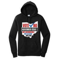 Vote No November Issue 1 Not Accountable Women's Pullover Hoodie