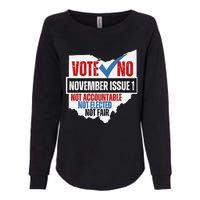 Vote No November Issue 1 Not Accountable Womens California Wash Sweatshirt