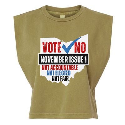 Vote No November Issue 1 Not Accountable Garment-Dyed Women's Muscle Tee