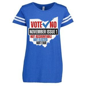 Vote No November Issue 1 Not Accountable Enza Ladies Jersey Football T-Shirt