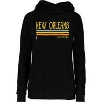 Vintage New Orleans Louisiana La Love Gift Souvenir Womens Funnel Neck Pullover Hood