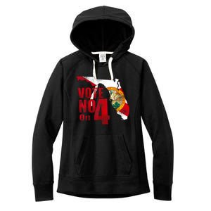 Vote No On 4 Women's Fleece Hoodie