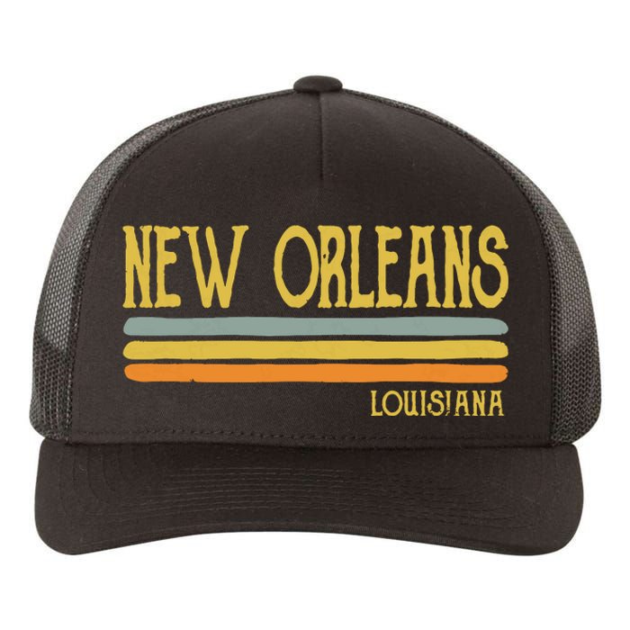 Vintage New Orleans Louisiana La Love Gift Souvenir Yupoong Adult 5-Panel Trucker Hat