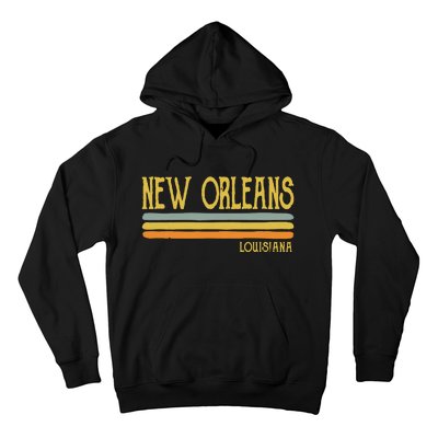 Vintage New Orleans Louisiana La Love Gift Souvenir Hoodie