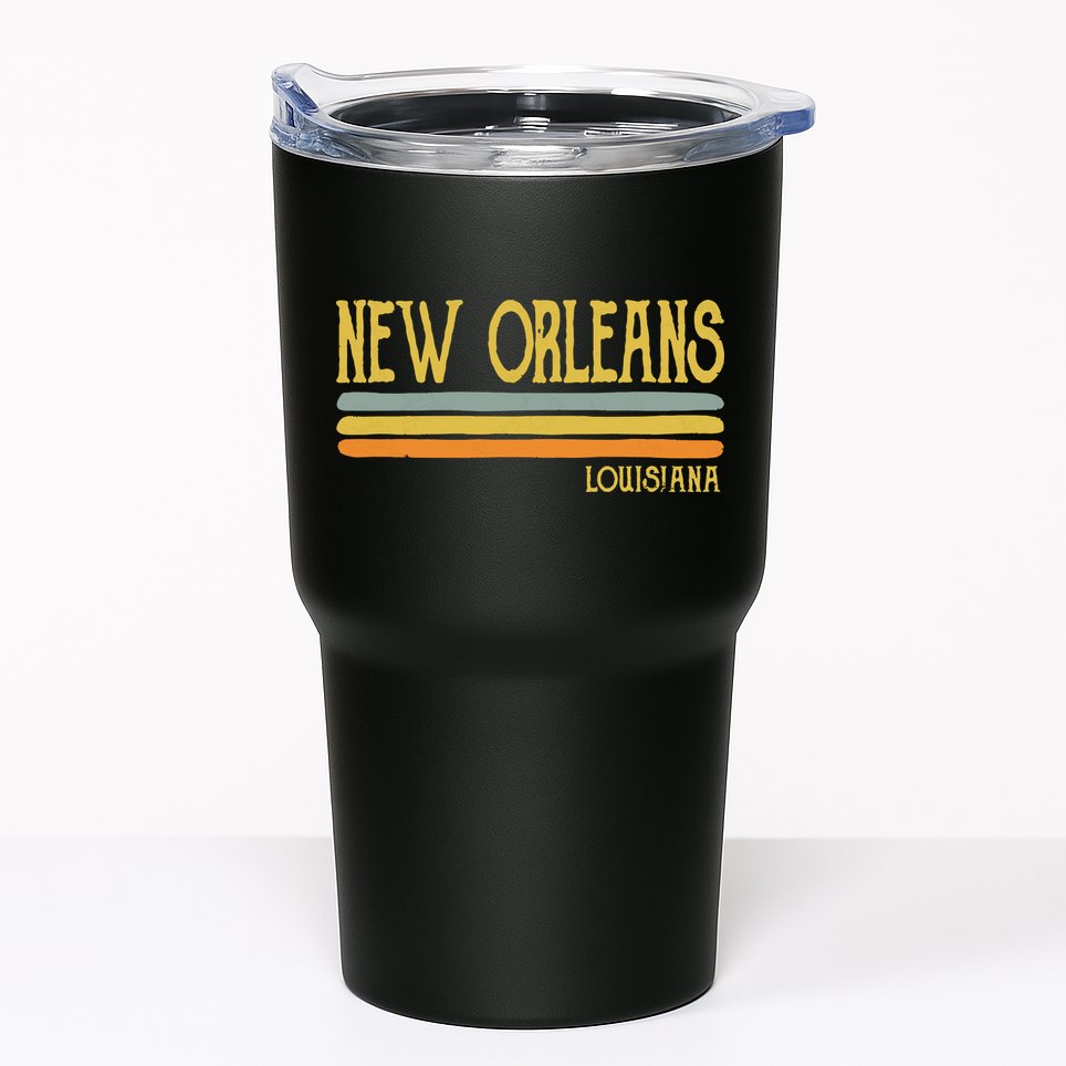 Vintage New Orleans Louisiana La Love Gift Souvenir Tumbler