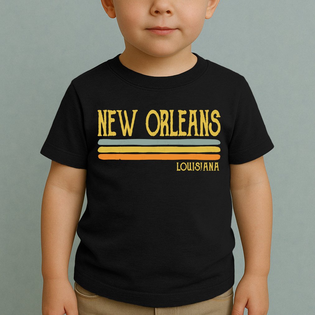 Vintage New Orleans Louisiana La Love Gift Souvenir Toddler T-Shirt