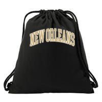 Vintage New Orleans Drawstring Bag