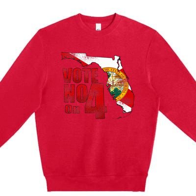 Vote No On 4 Premium Crewneck Sweatshirt