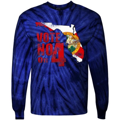 Vote No On 4 Tie-Dye Long Sleeve Shirt