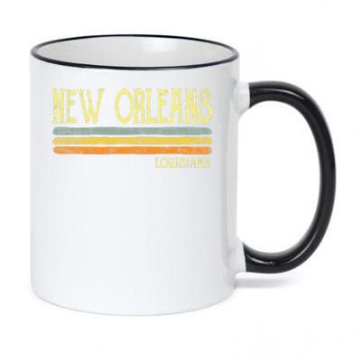 Vintage New Orleans Louisiana 11oz Black Color Changing Mug