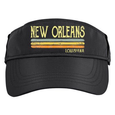 Vintage New Orleans Louisiana Adult Drive Performance Visor