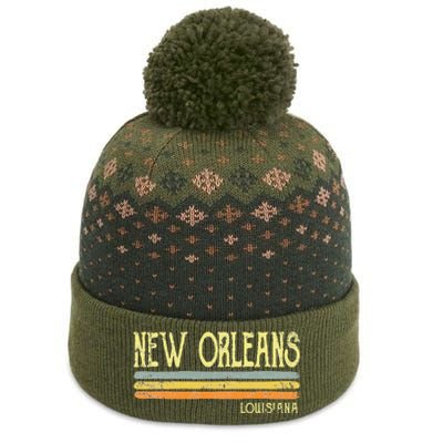 Vintage New Orleans Louisiana The Baniff Cuffed Pom Beanie