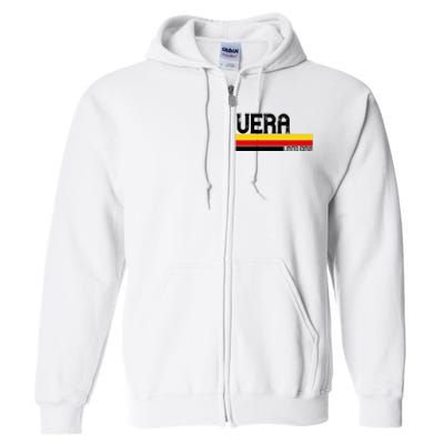 Vera Name Personalized Full Zip Hoodie