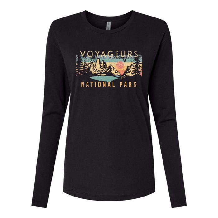 Voyageurs National Park Womens Cotton Relaxed Long Sleeve T-Shirt