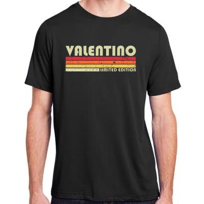 Valentino Name Personalized Funny Retro Vintage Birthday Adult ChromaSoft Performance T-Shirt