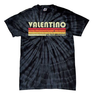 Valentino Name Personalized Funny Retro Vintage Birthday Tie-Dye T-Shirt