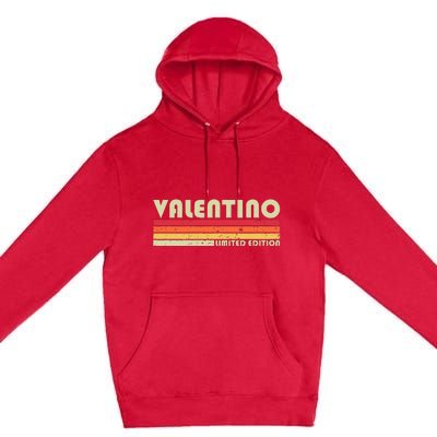 Valentino Name Personalized Funny Retro Vintage Birthday Premium Pullover Hoodie