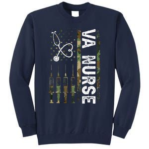 Va Nurse Patriotic Nurse Week 2024 Proud American 4th July Tall Sweatshirt