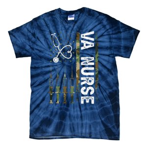 Va Nurse Patriotic Nurse Week 2024 Proud American 4th July Tie-Dye T-Shirt