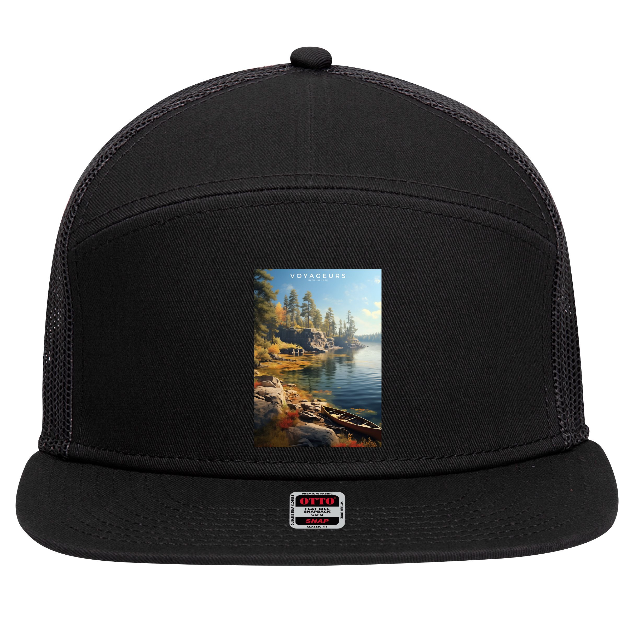 Voyageurs National Park 7 Panel Mesh Trucker Snapback Hat