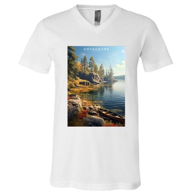 Voyageurs National Park V-Neck T-Shirt
