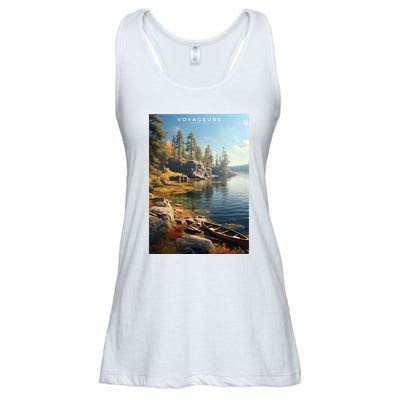 Voyageurs National Park Ladies Essential Flowy Tank