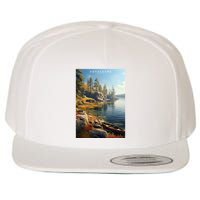 Voyageurs National Park Wool Snapback Cap