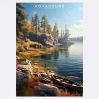 Voyageurs National Park Wool Snapback Cap