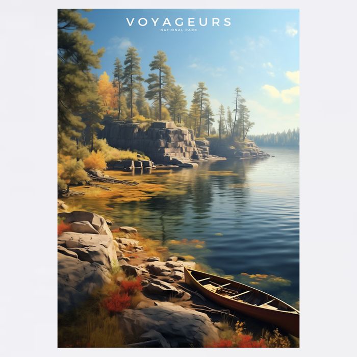 Voyageurs National Park Wool Snapback Cap