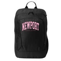 Vintage Newport Rhode Island Retro Prepp Girl City Backpack