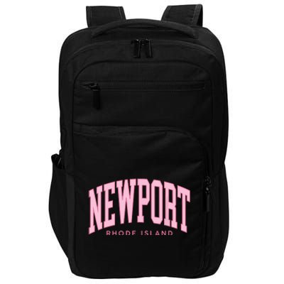 Vintage Newport Rhode Island Retro Prepp Girl Impact Tech Backpack