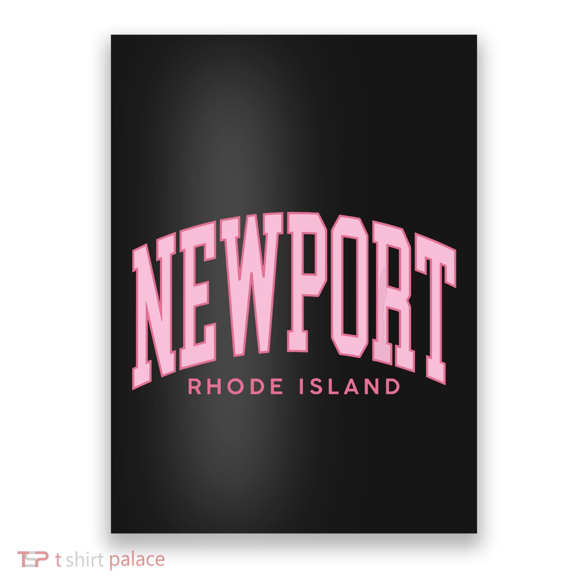 Vintage Newport Rhode Island Retro Prepp Girl Poster