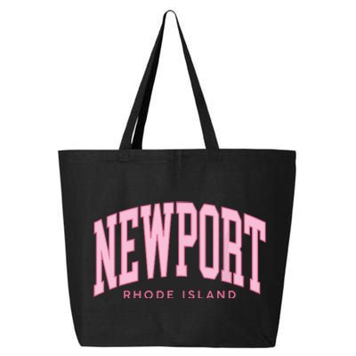 Vintage Newport Rhode Island Retro Prepp Girl 25L Jumbo Tote