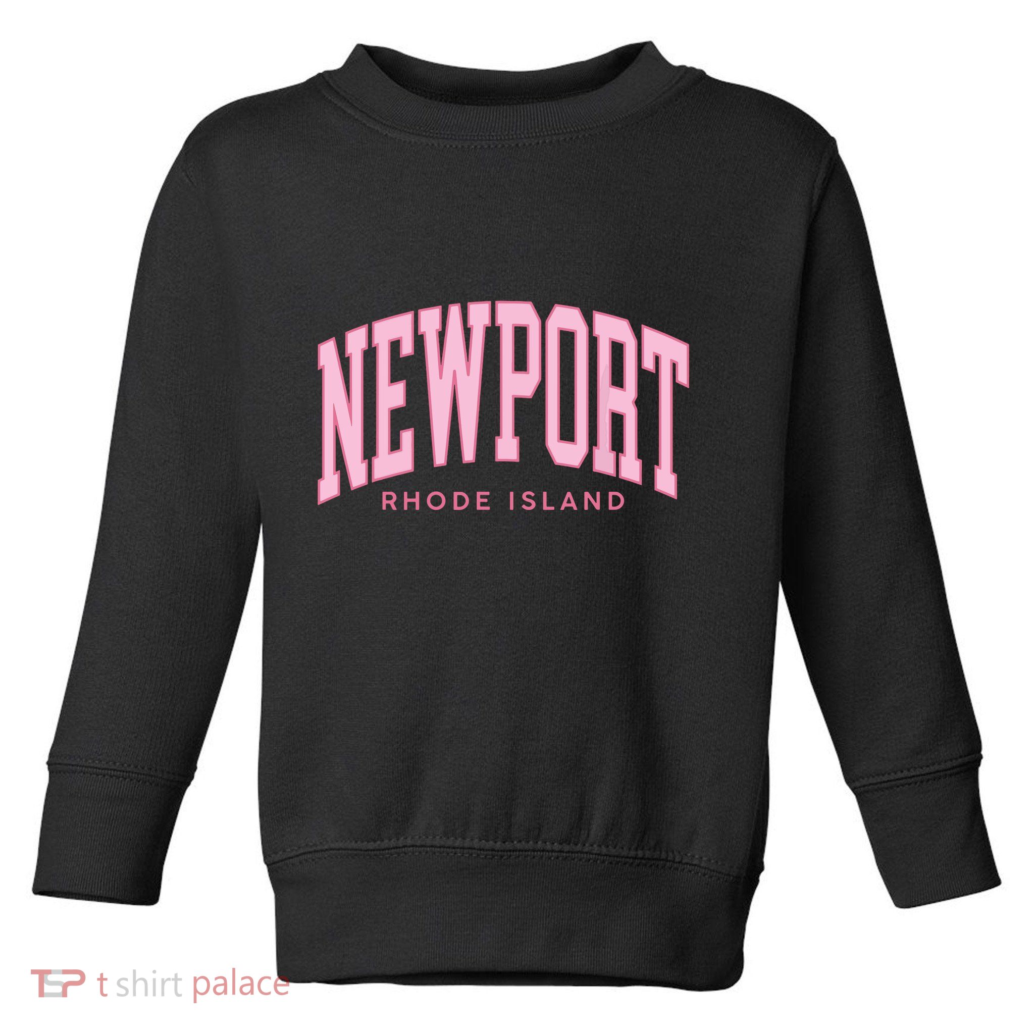 Vintage Newport Rhode Island Retro Prepp Girl Toddler Sweatshirt