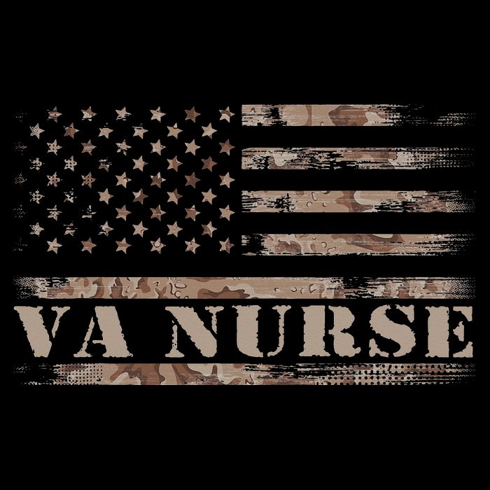 VA Nurse Real American Hero 4th of July US Patriotic Vintage Backpack