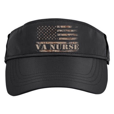 VA Nurse Real American Hero 4th of July US Patriotic Vintage Adult Drive Performance Visor