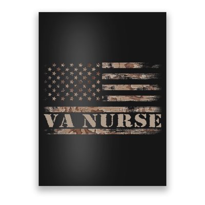VA Nurse Real American Hero 4th of July US Patriotic Vintage Poster