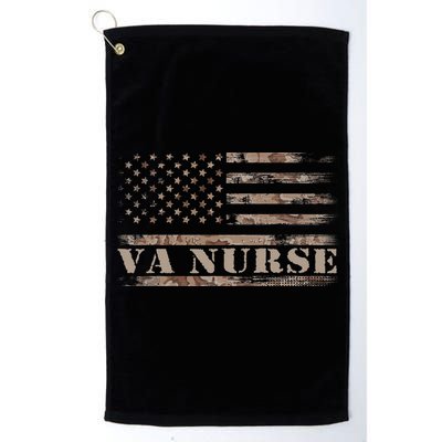 VA Nurse Real American Hero 4th of July US Patriotic Vintage Golf Towel