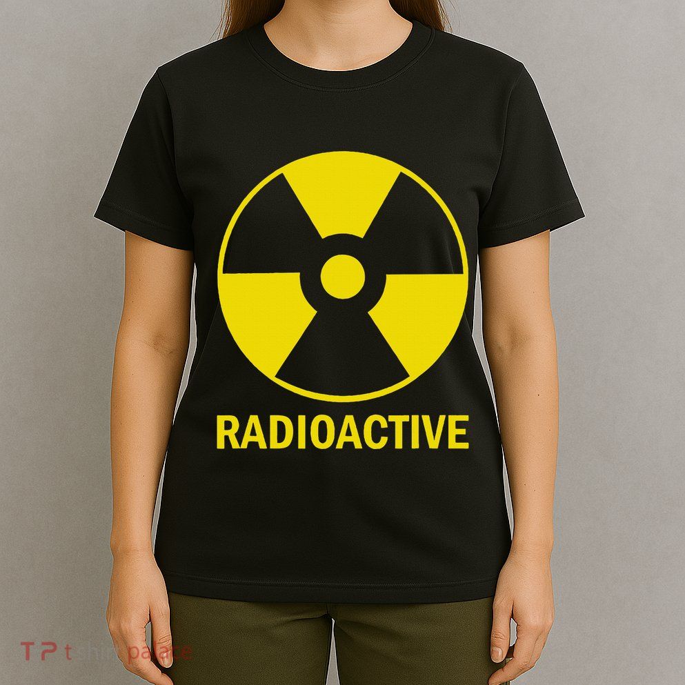 Vintage Nostalgic Radioactive Nuclear War Symbol T-Shirt