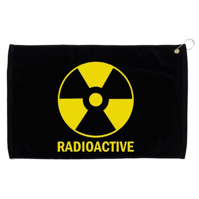 Vintage Nostalgic Radioactive Nuclear War Symbol Grommeted Golf Towel