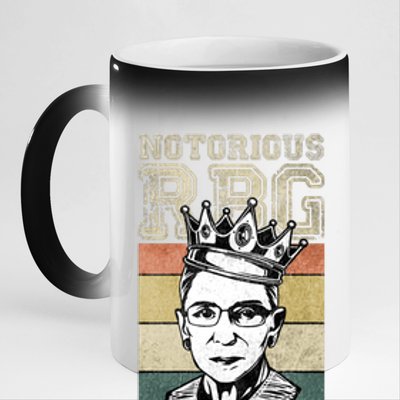 Vintage Notorious Ready To Dissent Pro Choice RBG 11oz Black Color Changing Mug