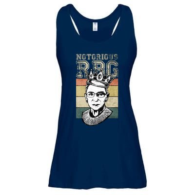 Vintage Notorious Ready To Dissent Pro Choice RBG Ladies Essential Flowy Tank