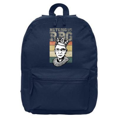 Vintage Notorious Ready To Dissent Pro Choice RBG 16 in Basic Backpack