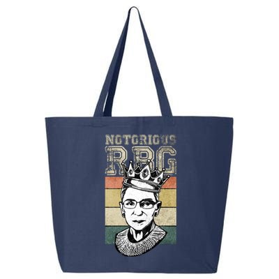 Vintage Notorious Ready To Dissent Pro Choice RBG 25L Jumbo Tote