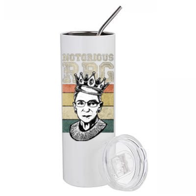 Vintage Notorious Ready To Dissent Pro Choice RBG Stainless Steel Tumbler