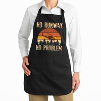 VIntage No Runway No Problem Helicopter Apron
