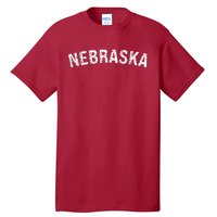 Vintage Nebraska Red Retro Tall T-Shirt